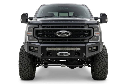 Chassis Unlimited Attitude CUB980141RAW steel front bumper for 2017–2022 Ford F250/F350 Super Duty, raw finish