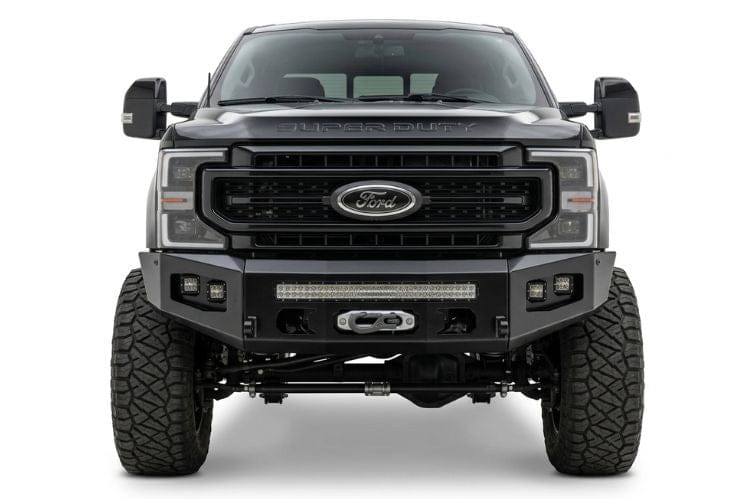 Chassis Unlimited Attitude CUB980141RAW steel front bumper for 2017–2022 Ford F250/F350 Super Duty, raw finish