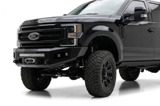 Chassis Unlimited Attitude CUB980141RAW steel front bumper for 2017–2022 Ford F250/F350 Super Duty, raw finish