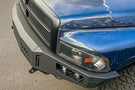 Chassis Unlimited steel front bumper CUB900051RAW unpainted bare metal armor upgrades a 1994-2002 Dodge Ram 1500 truck model 