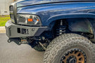 Heavy duty steel front bumper Chassis Unlimited CUB900051RAW bare unpainted shell readies a 1994-2002 Dodge Ram 2500/3500 rig