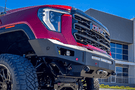 Truck bumpers for sale Chassis Unlimited Octane CUB940691 textured black steel front bumper for 2024+ GMC Sierra 2500/3500