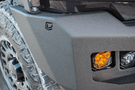 Steel Front Bumper Chassis Unlimited CUB980692BG textured black with winch guard and sensor cutouts for 2024+ GMC Sierra 2500/3500