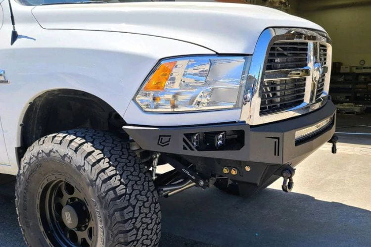 Chassis Unlimited Octane CUB900011RAW steel front bumper for 2010–2018 Ram 2500/3500 with raw steel finish