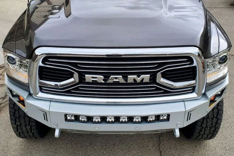 Chassis Unlimited Octane CUB900011RAW steel front bumper for 2010–2018 Ram 2500/3500 with raw steel finish