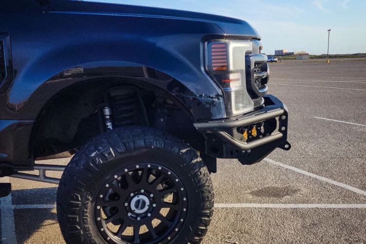 Aftermarket replacement bumpers Chassis Unlimited Diablo CUB950141 steel bumper for 2017-2022 Ford F250/F350 Super Duty