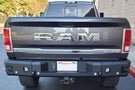 Chassis Unlimited Attitude steel rear bumper CUB990011 for 2010–2018 Ram 2500/3500 in textured black finish