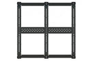 Chassis Unlimited Thorax Overland Bed Rack System CUB970025 twelve inch heavy steel frames organize short truck bed gear