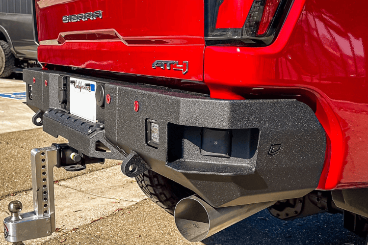 Rear bumpers for sale Chassis Unlimited Octane CUB910571RAW raw steel rear bumper for 2020–2025 Chevy Silverado 2500/3500 trucks