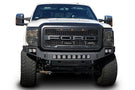 Chassis Unlimited Octane CUB900111RAW custom truck front bumper with light bar mounts for 2011-2016 Ford F250/F350 Super Duty