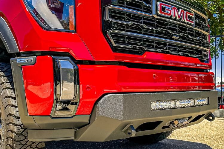 Truck front bumper Chassis Unlimited Prolite CUB920691RAW raw heavy-duty front protection for 2024+ GMC Sierra 2500/3500s