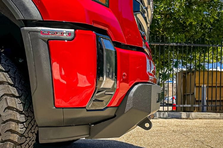 Truck front bumper Chassis Unlimited Prolite CUB920691RAW raw heavy-duty front protection for 2024+ GMC Sierra 2500/3500s