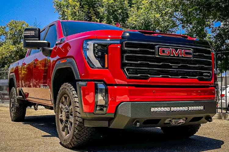 Truck front bumper Chassis Unlimited Prolite CUB920691RAW raw heavy-duty front protection for 2024+ GMC Sierra 2500/3500s