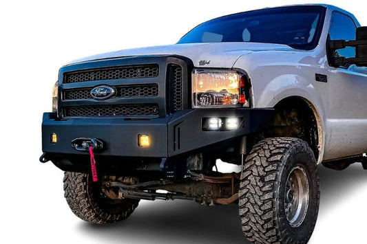 Truck front bumper Chassis Unlimited Octane CUB940191RAW raw steel bumper for 1999-2004 Ford F250/F350 Super Duty trucks
