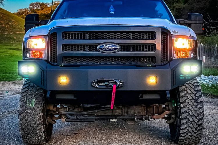 Truck front bumper Chassis Unlimited Octane CUB940191RAW raw steel bumper for 1999-2004 Ford F250/F350 Super Duty trucks