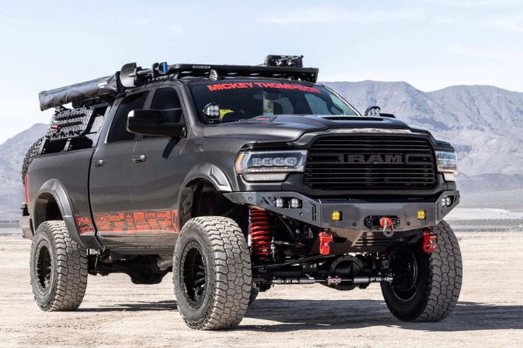 Chassis Unlimited Octane CUB940321 truck front bumper for 2019–2025 Ram 2500/3500 with textured black powder coat