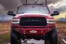 Chassis Unlimited Octane CUB940322RAW truck grille guard front bumper for 2019–2025 Ram 2500/3500, raw steel with sensor cutouts
