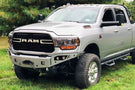 Chassis Unlimited Octane CUB940322RAW truck grille guard front bumper for 2019–2025 Ram 2500/3500, raw steel with sensor cutouts