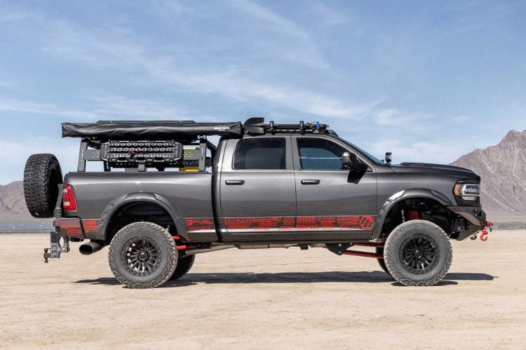 Chassis Unlimited Octane CUB940322RAW truck grille guard front bumper for 2019–2025 Ram 2500/3500, raw steel with sensor cutouts