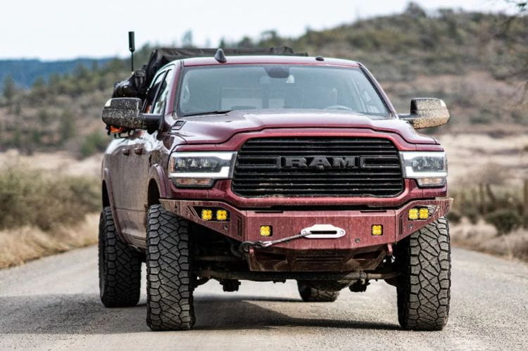 chassis-unlimited-truck-grille-guard-front-bumper-octane-cub940322raw-ram-2500-3500-2019-2025-raw
