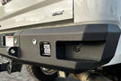 GMC Truck Rear Bumper Chassis Unlimited Attitude CUB990302 textured black powder coat with sensor cutouts for Sierra 2500/3500