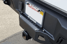 Heavy-duty Chevy Silverado rear bumper CUB910541RAW Octane raw guard by Chassis Unlimited, 2500/3500 fit