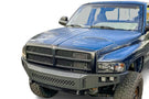 Truck steel front bumper Chassis Unlimited CUB900051 Octane texture black powder coat readies 1994-2002 Dodge Ram 2500/3500