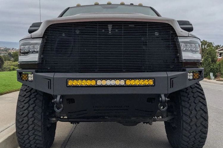 Chassis Unlimited Octane CUB900011 truck steel front bumper for 2010–2018 Ram 2500/3500 in textured black finish
