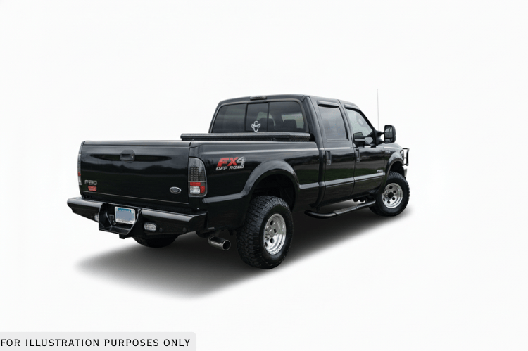 2004 Ford F250 Super Duty with Ranch Hand front and rear bumpers and Westin side steps installed