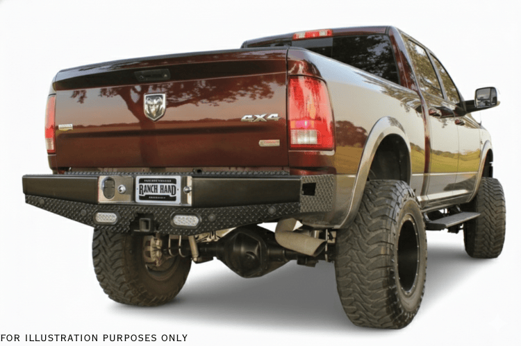 Rugged 2018 Dodge Ram 2500 featuring Ranch Hand steel bumpers and AMP Research power steps for full protection