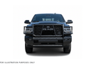 2024 Dodge Ram 2500 Complete Protection Kit with rugged Ranch Hand bumpers and sleek AMP Research power steps