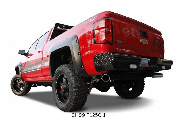 2007 Chevy Silverado 2500 Complete Protection Kit featuring rugged Fab Fours bumpers and stylish Westin Automotive steps