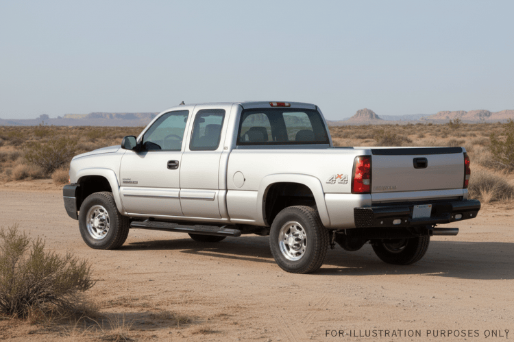 2007 Chevy Silverado 2500 Complete Protection Kit featuring rugged Fab Fours bumpers and stylish Westin Automotive steps