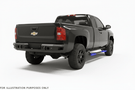 2007 Chevy Silverado 2500HD Complete Protection Kit with Hammerhead bumpers and AMP Research steps for a powerful upgrade