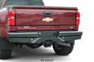 Fully equipped 2014 Chevy Silverado 2500HD Complete Protection Kit showcasing Steelcraft protection and AMP Research power steps