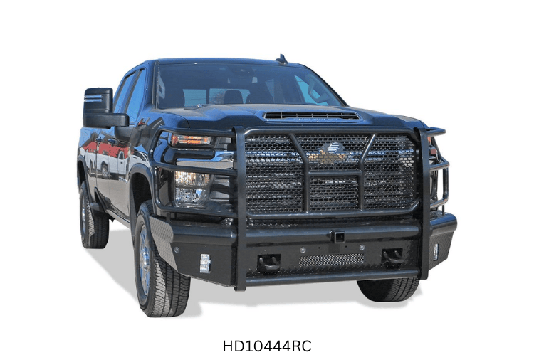 2025 Chevy Silverado 2500HD Complete Protection Kit with rugged Steelcraft bumpers and sleek AMP Research power steps