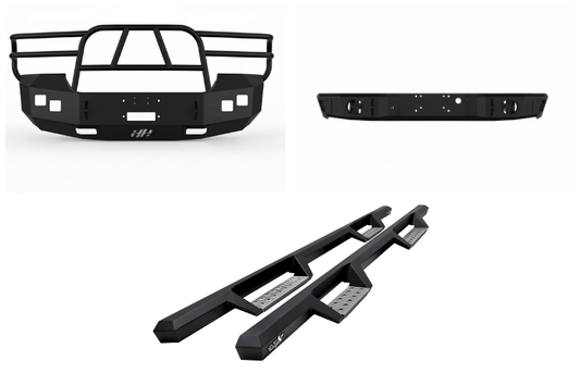 Protection Kit Front Complete Truck Protection Kit | Front & Rear Bumpers with Steps ...