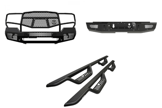 Protection Kit Front Complete Truck Protection Kit | Front & Rear Bumpers with Steps ...