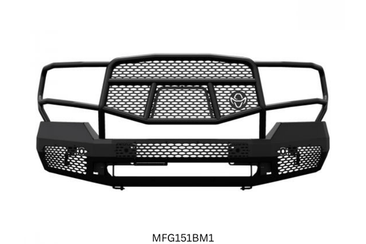 Rugged 2019 GMC Sierra 2500HD Complete Protection Kit featuring Ranch Hand protection and Westin Automotive step design
