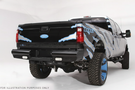 Rugged 2007 Ford F250 Super Duty armored with Fab Fours bumpers and Westin steps, built for any terrain
