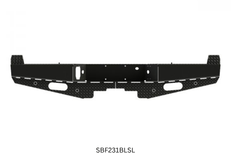 Bold 2022 Ford F250 equipped with Ranch Hand bumpers and Raptor Series steps for off-road and work-ready performance