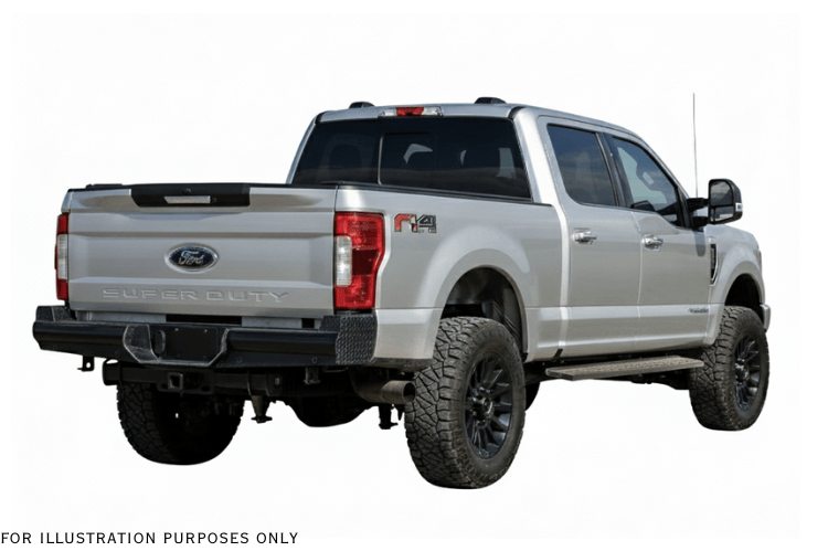 Work-ready 2023 Ford F250 Super Duty complete protection kit with Ranch Hand bumpers and Aries steps upgrade