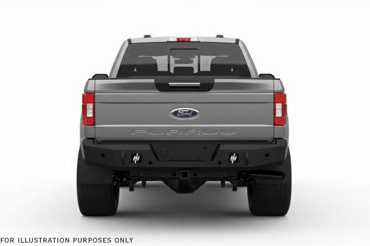 Strong and reliable 2025 Ford F250 Super Duty built with Hammerhead bumpers and Aries steps for full coverage