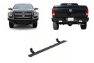 2009 Dodge Ram 2500 truck equipped with Fab Fours bumpers and AMP Research steps — designed for performance and durability