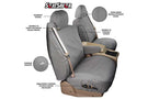 Covercraft SS2430PCCH 2010-2012 Dodge Ram 2500/3500 Polycotton SeatSaver Custom Front Seat Covers Charcoal