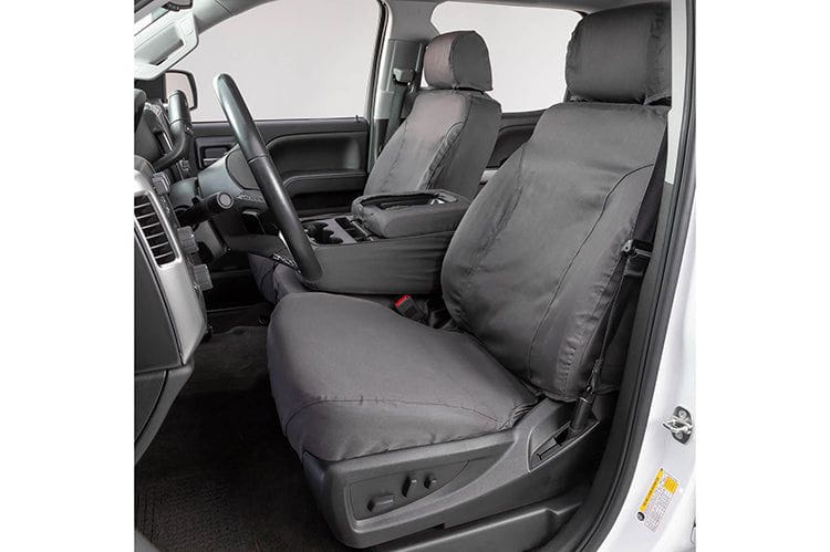 Covercraft SS2544PCGY 2019-2023 Dodge Ram 2500/3500 Polycotton SeatSaver Custom Front Seat Covers Grey