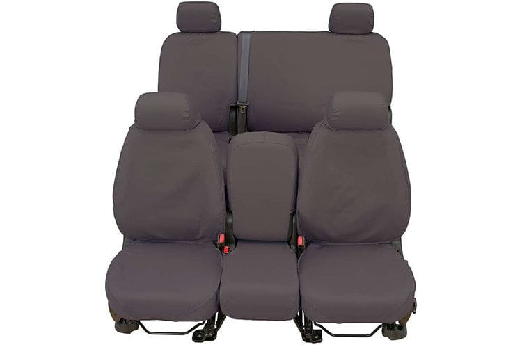 Covercraft SS3305PCGY 1999-2002 Ford F250/F350 Super Duty Grey Polycotton SeatSaver Custom Seat Covers