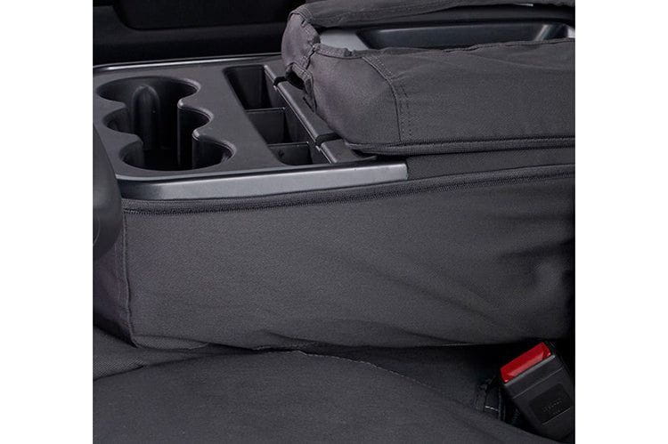 Covercraft SS3473PCGY 2019-2022 Ford F250/F350/F450 Super Duty Grey Polycotton SeatSaver Custom Seat Covers