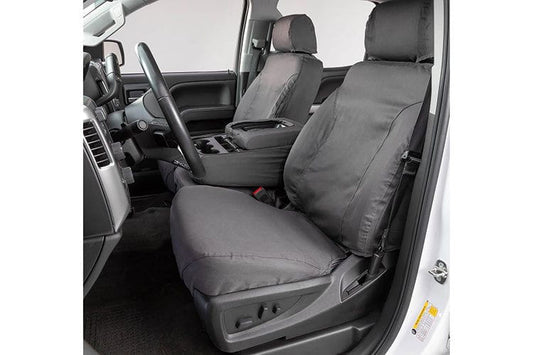 Covercraft SS3484PCGY 2019-2021 Dodge Ram 2500/3500 Polycotton SeatSaver Custom Front Seat Covers Grey