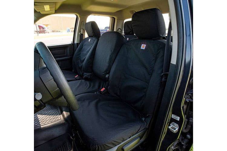 Covercraft SSC3484COBK 2019-2021 Dodge Ram 2500/3500 Carhartt Super Dux SeatSaver Custom Front Seat Covers Black